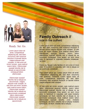 Pentecost Church Newsletter Template