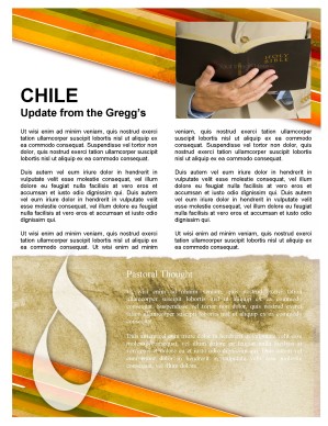Pentecost Church Newsletter Template