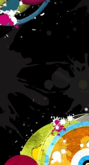 Colorful Splash Website Sidebar