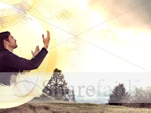 Lifted Hands Worship Background