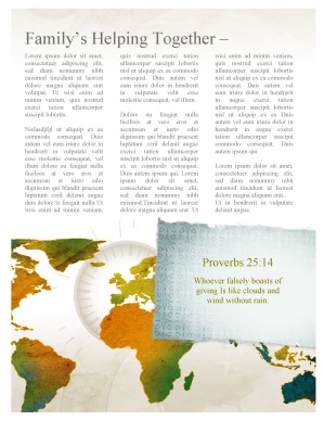 Missionary Outreach Church Newsletter