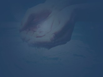 Cupped Hands Worship Background