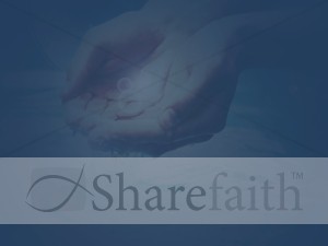 Cupped Hands Worship Background