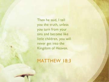 Childlike Faith PowerPoint Sermon
