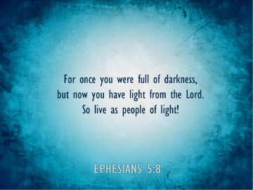 Walking in the Light PowerPoint Sermon