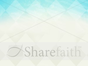 Light Blue Worship Background Template
