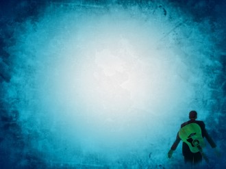 Blue Light Worship Background