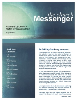 Summer Newsletter Template