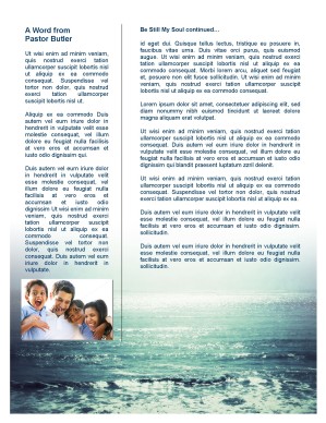 Summer Newsletter Template