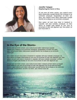 Summer Newsletter Template
