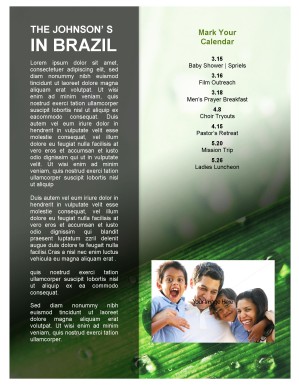 Refreshment Church Newsletter Template