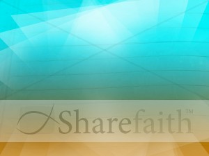 Bright Blue Worship Background