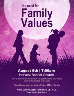 Family Flyer Template