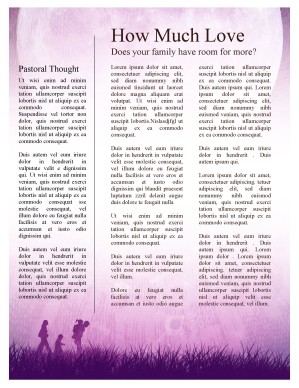Family Church Newsletter