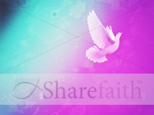 Holy Spirit Worship Background Template