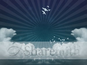 Clouds Nature Worship Background