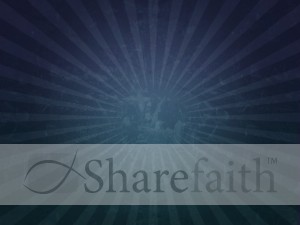 Blue Rays Worship Background Template