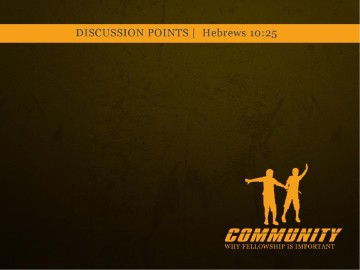 Community PowerPoint SErmon