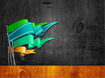Flags of Victory PowerPoint Template