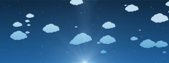 Clouds Triple Wide Video