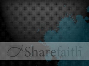 Metallic Gray and Blue Worship Background