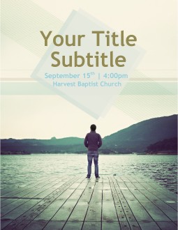 Young Adult Ministry Flyer Template