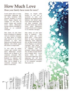 Community Church Newsletter Template