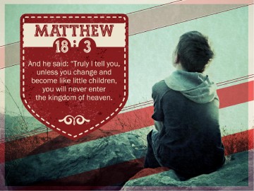 Childlike Faith Sermon PowerPoint Template