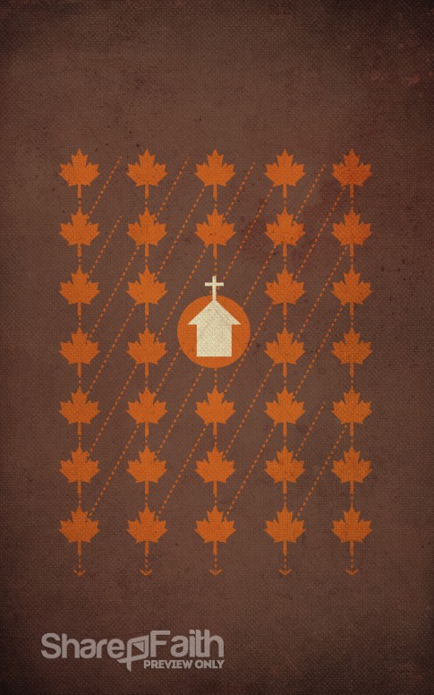 Fall Bulletin Design for Churches