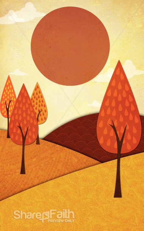 Fall Bulletin Design Template