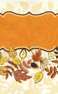 Fall Deco Church Bulletin Cover
