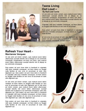 Church Newsletter Worship Theme