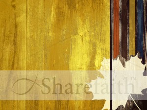 Fall Leaf Church Worship Background