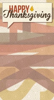 Happy Thanksgiving Website Sidebar