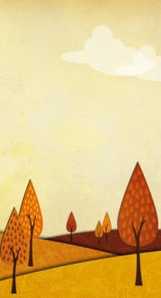 Fall Trees Website Sidebar