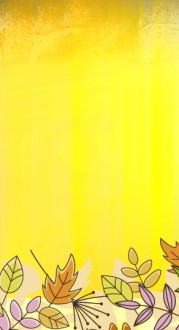 Fall Leaves Website Sidebar