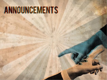 Pointing Fingers Church PowerPoint Template
