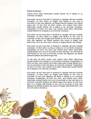 Fall Newsletter Template for Churches