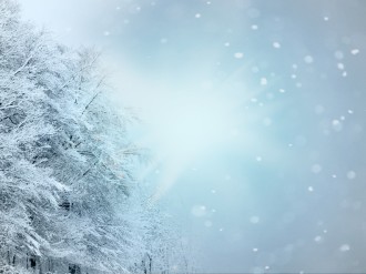 Christmas Snow White Worship Background HD