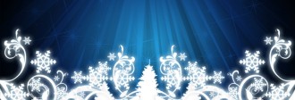 Snowflake Scrollwork Website Banner