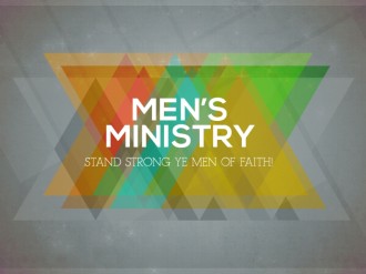 Men's Ministry Church Service Slide for Church