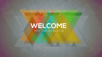 Welcome Slide Church Service Still