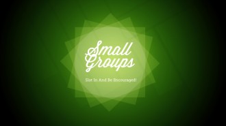 Small Groups Church Service Stills