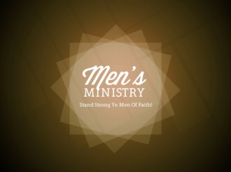 Mens Ministry Church Service Still