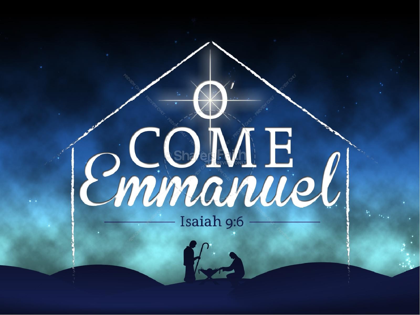 O Come Emmanuel PowerPoint Sermon | Christmas PowerPoints