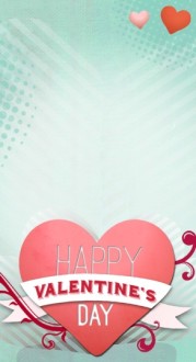 Happy Valentine's Day Website Sidebar