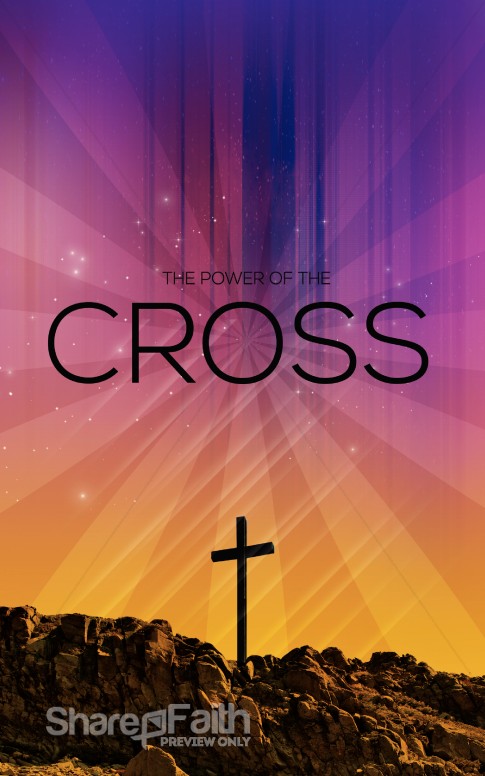 The Power Of The Cross Church Bulletin Cover Easter Bulletins