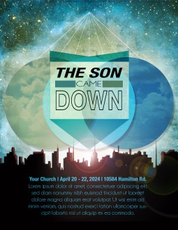 Easter Church Flyer Template