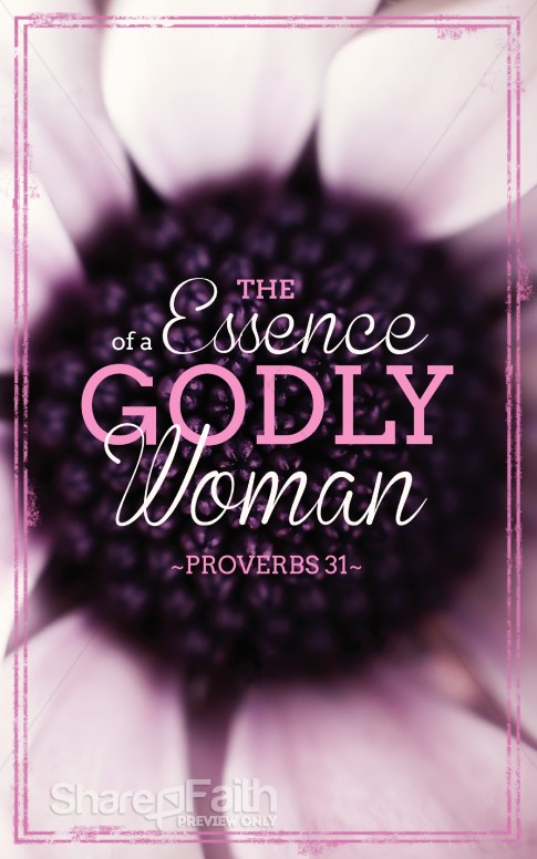 Godly Woman Church Bulletins | Mothers Day Bulletin Covers