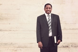 Man of Faith Christian Stock Image